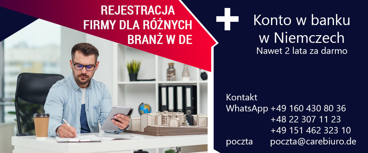 Zalozenie firmy w Niemczech