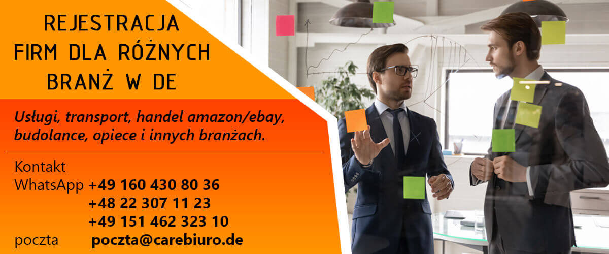 ubezpieczenie a gewerbe w niemczech