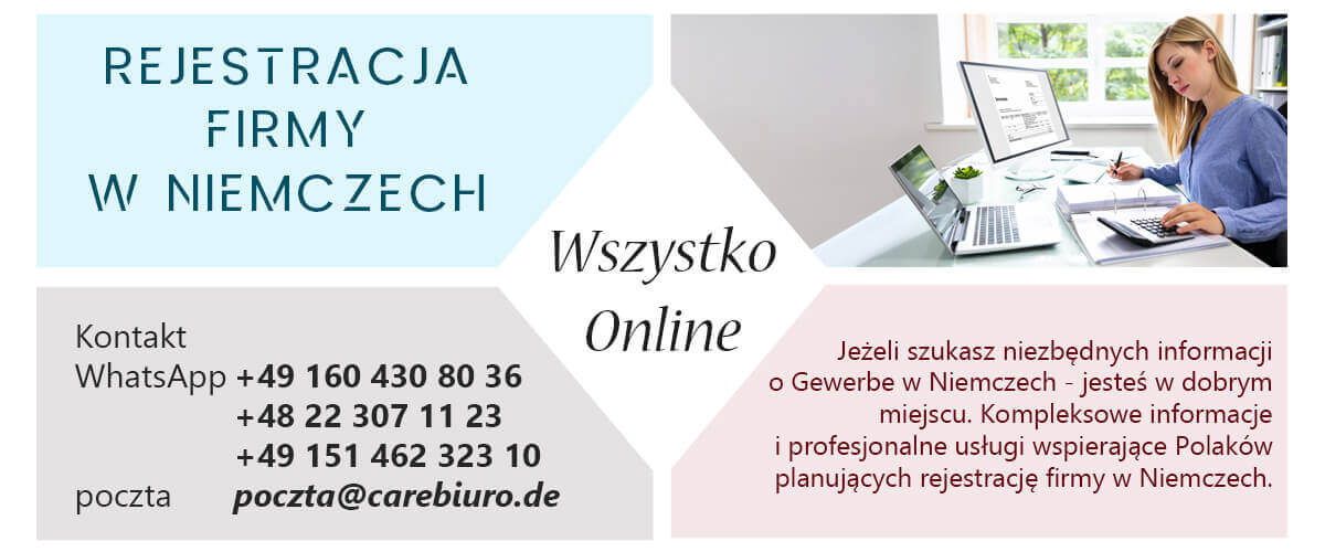 Zalozenie firmy w Niemczech