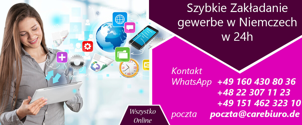 Otwarcie Firmy w Niemczech